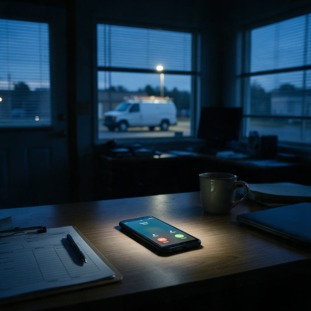 Office phone after hours, A · 1:1 · used in V05